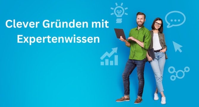 Zwei Menschen im Dialog, symbolisch für den Austausch von Expertenwissen während der Gründungswoche 2025