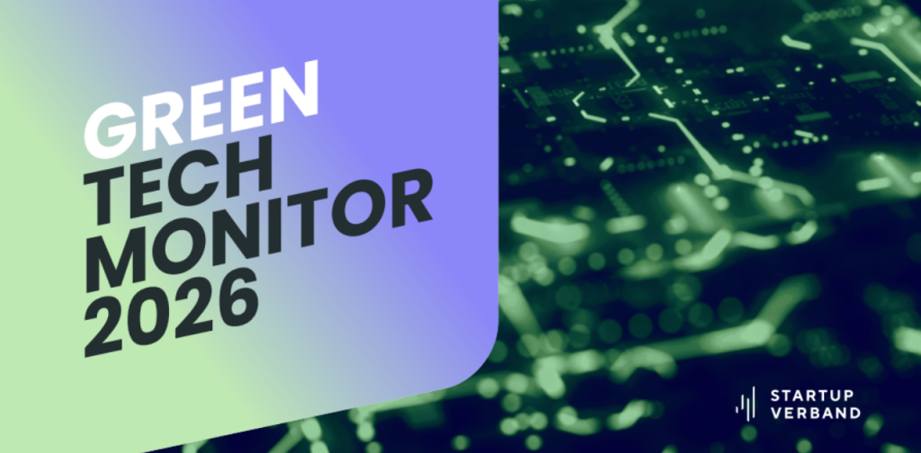 Titelblatt zum GreenTech Monitor 2026