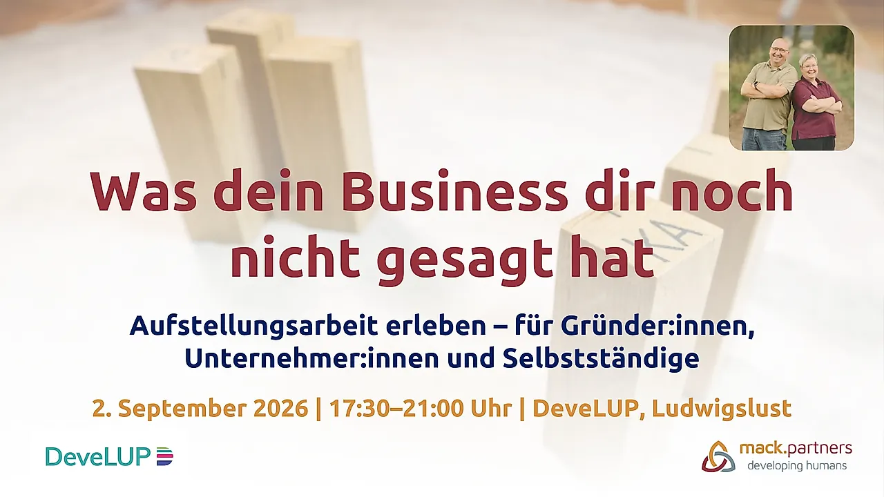 Workshop „Was dein Business dir noch nicht gesagt hat“