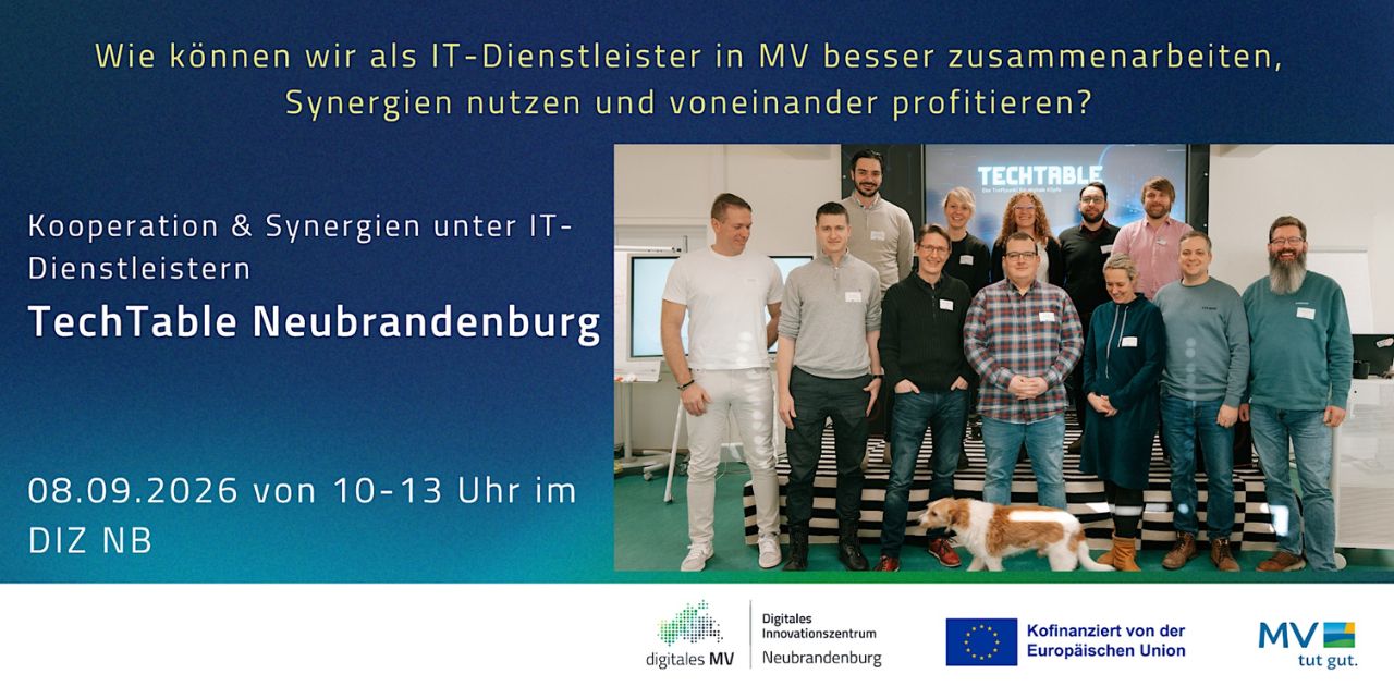 Tech Table: „Gemeinsam stärker: Kooperation & Synergien unter IT-Dienstleistern“