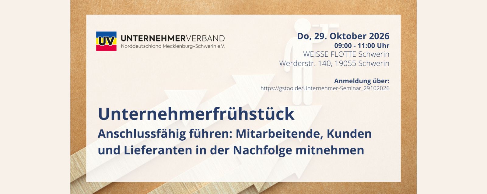 Unternehmerfrühstück Schwerin: Anschlussfähig führen in der Unternehmensnachfolge